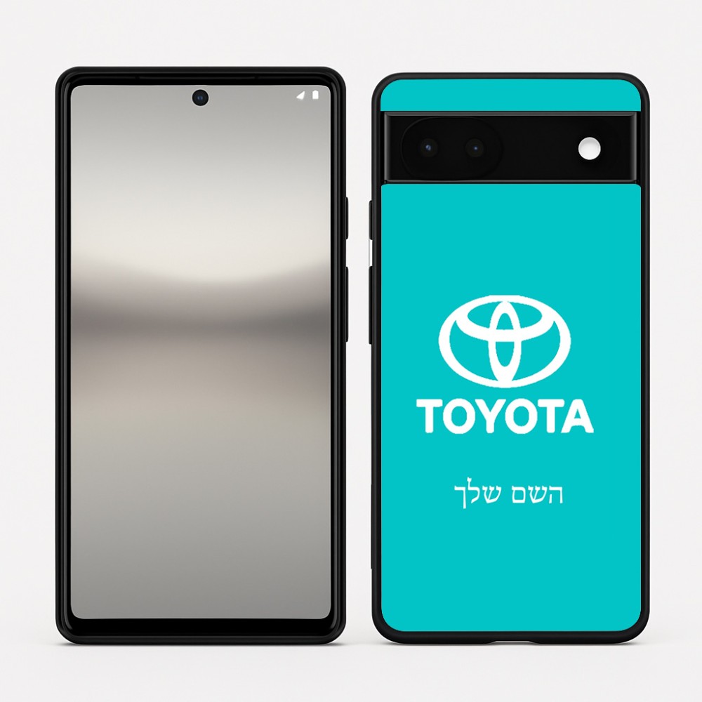 כיסוי בעיצוב אישי עם השם שלך לדגם - Google Pixel 6a 5G בעיצוב טויוטה