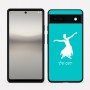 כיסוי בעיצוב אישי עם השם שלך לדגם - Google Pixel 6a 5G בעיצוב בלרינה