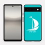 כיסוי בעיצוב אישי עם השם שלך לדגם - Google Pixel 6a 5G בעיצוב סירה