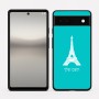 כיסוי בעיצוב אישי עם השם שלך לדגם - Google Pixel 6a 5G בעיצוב מגדל אייפל