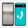 כיסוי בעיצוב אישי עם השם שלך לדגם - Google Pixel 6a 5G בעיצוב בתולת ים - אישה
