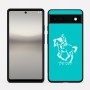 כיסוי בעיצוב אישי עם השם שלך לדגם - Google Pixel 6a 5G בעיצוב רוכב סוסים 2