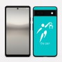 כיסוי בעיצוב אישי עם השם שלך לדגם - Google Pixel 6a 5G בעיצוב כדורסל אולימפי