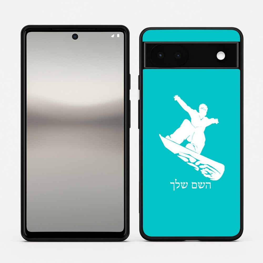 כיסוי בעיצוב אישי עם השם שלך לדגם - Google Pixel 6a 5G בעיצוב סנובורדיסט