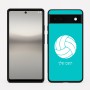 כיסוי בעיצוב אישי עם השם שלך לדגם - Google Pixel 6a 5G בעיצוב כדור כדורעף