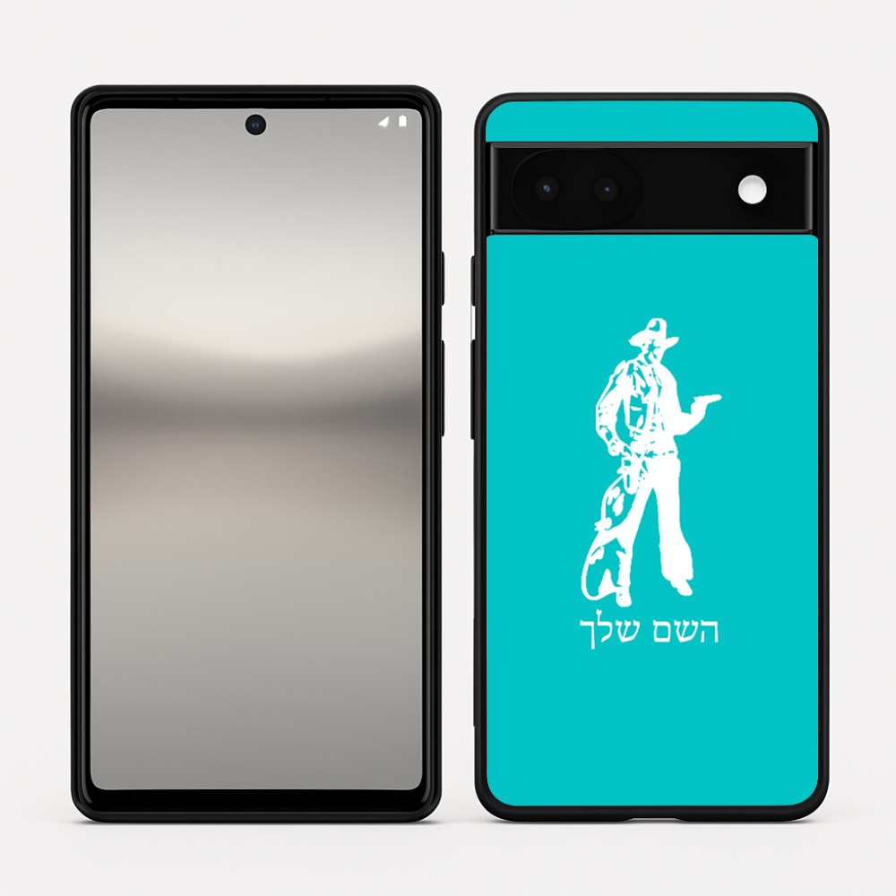 כיסוי בעיצוב אישי עם השם שלך לדגם - Google Pixel 6a 5G בעיצוב קאובוי המערב הפרוע