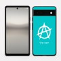 כיסוי בעיצוב אישי עם השם שלך לדגם - Google Pixel 6a 5G בעיצוב אנרכיה