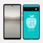 כיסוי בעיצוב אישי עם השם שלך לדגם - Google Pixel 6a 5G בעיצוב הדפס תפוח