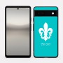 כיסוי בעיצוב אישי עם השם שלך לדגם - Google Pixel 6a 5G בעיצוב פרחי פרחים - צרפת