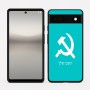 כיסוי בעיצוב אישי עם השם שלך לדגם - Google Pixel 6a 5G בעיצוב פטיש ומגל