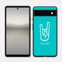 כיסוי בעיצוב אישי עם השם שלך לדגם - Google Pixel 6a 5G בעיצוב יד סלע