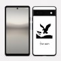 כיסוי בעיצוב אישי עם השם שלך לדגם - Google Pixel 6a 5G בעיצוב נשר אמריקאי