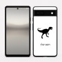 כיסוי בעיצוב אישי עם השם שלך לדגם - Google Pixel 6a 5G בעיצוב דינוזאור