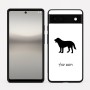 כיסוי בעיצוב אישי עם השם שלך לדגם - Google Pixel 6a 5G בעיצוב כלב