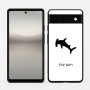 כיסוי בעיצוב אישי עם השם שלך לדגם - Google Pixel 6a 5G בעיצוב כריש ראש פטיש