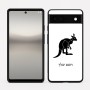 כיסוי בעיצוב אישי עם השם שלך לדגם - Google Pixel 6a 5G בעיצוב קנגורו