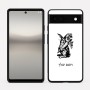 כיסוי בעיצוב אישי עם השם שלך לדגם - Google Pixel 6a 5G בעיצוב ארנב מחזיק גזר