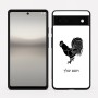 כיסוי בעיצוב אישי עם השם שלך לדגם - Google Pixel 6a 5G בעיצוב תרנגול