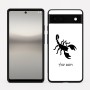 כיסוי בעיצוב אישי עם השם שלך לדגם - Google Pixel 6a 5G בעיצוב עקרב