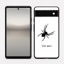 כיסוי בעיצוב אישי עם השם שלך לדגם - Google Pixel 6a 5G בעיצוב עכביש