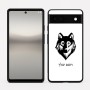 כיסוי בעיצוב אישי עם השם שלך לדגם - Google Pixel 6a 5G בעיצוב זאב