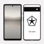 כיסוי בעיצוב אישי עם השם שלך לדגם - Google Pixel 6a 5G בעיצוב קרייזלר
