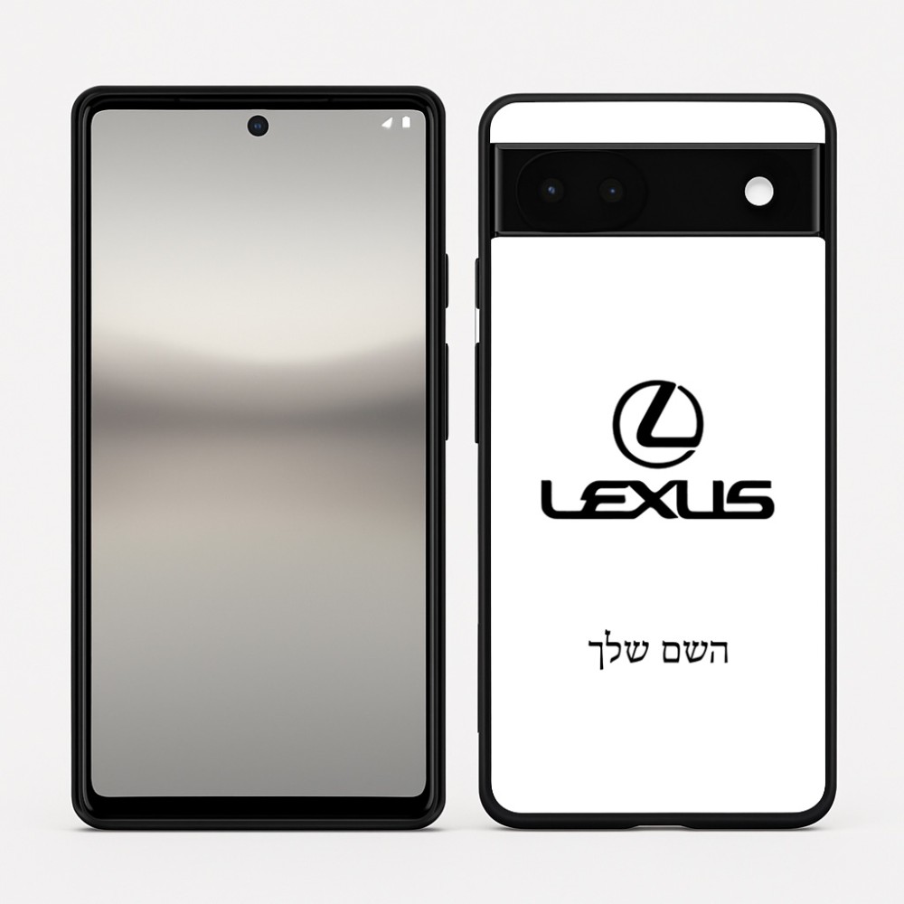 כיסוי בעיצוב אישי עם השם שלך לדגם - Google Pixel 6a 5G בעיצוב לקסוס