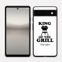 כיסוי בעיצוב אישי עם השם שלך לדגם - Google Pixel 6a 5G בעיצוב מלך הגריל