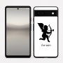 כיסוי בעיצוב אישי עם השם שלך לדגם - Google Pixel 6a 5G בעיצוב קופידון