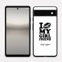 כיסוי בעיצוב אישי עם השם שלך לדגם - Google Pixel 6a 5G בעיצוב לנשק את החברה שלי