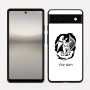 כיסוי בעיצוב אישי עם השם שלך לדגם - Google Pixel 6a 5G בעיצוב אנג'ל מוזיקלי