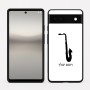 כיסוי בעיצוב אישי עם השם שלך לדגם - Google Pixel 6a 5G בעיצוב סקסופון