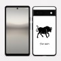 כיסוי בעיצוב אישי עם השם שלך לדגם - Google Pixel 6a 5G בעיצוב מזלות - שור