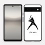 כיסוי בעיצוב אישי עם השם שלך לדגם - Google Pixel 6a 5G בעיצוב שחקן בייסבול