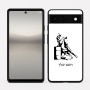 כיסוי בעיצוב אישי עם השם שלך לדגם - Google Pixel 6a 5G בעיצוב קאוגירל