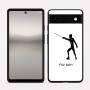 כיסוי בעיצוב אישי עם השם שלך לדגם - Google Pixel 6a 5G בעיצוב לוחם סייף