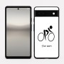 כיסוי בעיצוב אישי עם השם שלך לדגם - Google Pixel 6a 5G בעיצוב אופניים אולימפיים