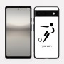 כיסוי בעיצוב אישי עם השם שלך לדגם - Google Pixel 6a 5G בעיצוב כדורגל אולימפי