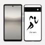 כיסוי בעיצוב אישי עם השם שלך לדגם - Google Pixel 6a 5G בעיצוב רצים אולימפיים