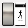 כיסוי בעיצוב אישי עם השם שלך לדגם - Google Pixel 6a 5G בעיצוב רץ רץ אישה