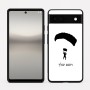 כיסוי בעיצוב אישי עם השם שלך לדגם - Google Pixel 6a 5G בעיצוב צניחה חופשית