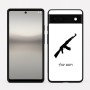 כיסוי בעיצוב אישי עם השם שלך לדגם - Google Pixel 6a 5G בעיצוב אק 47