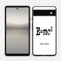 כיסוי בעיצוב אישי עם השם שלך לדגם - Google Pixel 6a 5G בעיצוב נוסחת אלברט איינשטיין