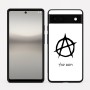 כיסוי בעיצוב אישי עם השם שלך לדגם - Google Pixel 6a 5G בעיצוב אנרכיה