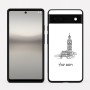 כיסוי בעיצוב אישי עם השם שלך לדגם - Google Pixel 6a 5G בעיצוב ביג בן
