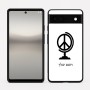 כיסוי בעיצוב אישי עם השם שלך לדגם - Google Pixel 6a 5G בעיצוב גלובוסי שלום
