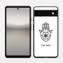 כיסוי בעיצוב אישי עם השם שלך לדגם - Google Pixel 6a 5G בעיצוב חמסה - קבלה