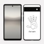 כיסוי בעיצוב אישי עם השם שלך לדגם - Google Pixel 6a 5G בעיצוב יד