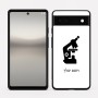 כיסוי בעיצוב אישי עם השם שלך לדגם - Google Pixel 6a 5G בעיצוב מיקרוסקופ