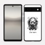 כיסוי בעיצוב אישי עם השם שלך לדגם - Google Pixel 6a 5G בעיצוב רוקנרול